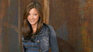 Woman jean jacket rusty wall - rusty free wallpaper