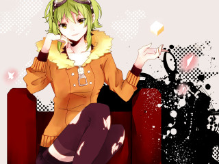 Green hair yellow jacket anime - a yellow jacket free wallpaper