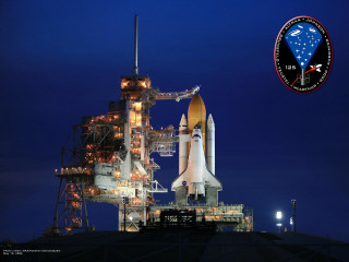 Space shuttle night display nasa - a space shuttle free wallpaper