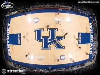 Basketball court kentucky logo basketball - a basketball court free wallpaper