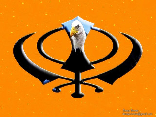 Eagle umbrella crescent star image - an eagle free wallpaper