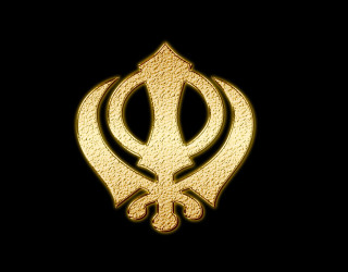 Gold black symbol black background - a gold free wallpaper