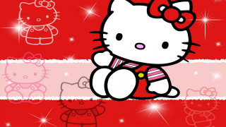 Hello kitty wallpaper red background 2 - kitty free wallpaper