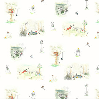 White background clock tower variety - storybook illustration free wallpaper for tablet