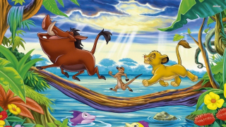 Lion king jungle babies river - the jungle free wallpaper