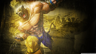 Man mask holding fire hydrant - a mask free wallpaper for desktop