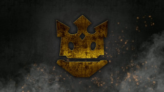 Gold crown black background smoke - crown free wallpaper