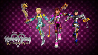 Cartoon characters purple background hearts - a group of cartoon characters free wallpaper