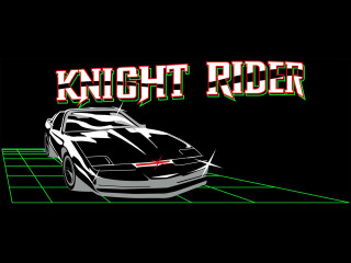Knight rider car black background - a green line free wallpaper