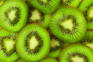 Kiwi closeup green nature flower - ayo free wallpaper for desktop