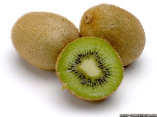 Kiwi cut half white background - brian snøddy free wallpaper