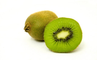 Kiwi fruit cut half white 2 - ayo free wallpaper for desktop