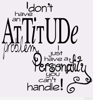 Handwritten quote attitude personality cant - character free wallpaper for tablet