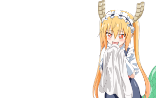 Anime character horns white shirt - blue pants free wallpaper