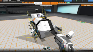 Robot room large screen floor - a computer free wallpaper