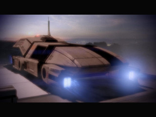 Futuristic vehicle large roof side - a futuristic vehicle free wallpaper