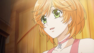 Girl green eyes pink dress 2 - a smile free wallpaper for desktop