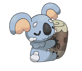 Cartoon koala hugging chocolate heart - free dogs wallpaper for tablet