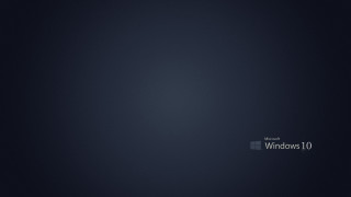 Darkblue windows10 minimalism screenshot widescreen - the bottom right corner free wallpaper