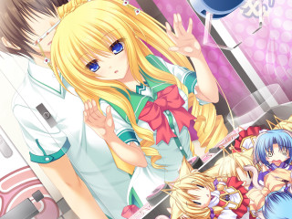 Anime girls room balloons wall 2 - the wall free wallpaper for desktop