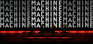 Stage red light large screen - a large screen free wallpaper