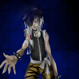 Creepy cartoon character hands funny 2 - a creepy look free wallpaper for tablet