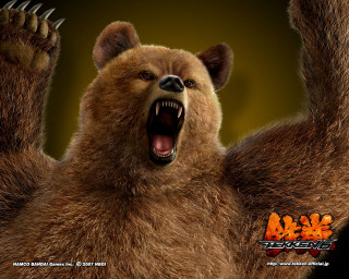 Brown bear claws air mouth - claw free wallpaper
