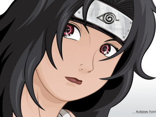 Woman black hair white shirt 7 - a red eye free wallpaper