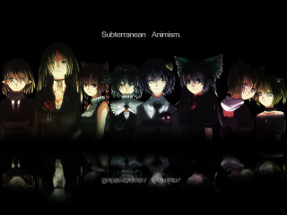 Anime characters black background caption 2 - a caption free wallpaper for desktop