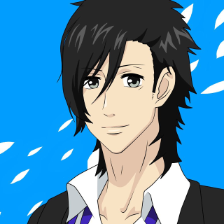 Man black hair white shirt 6 - white cloud free wallpaper for tablet