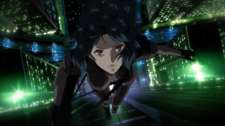 Woman cyberpunk green lights neon - ghost in the shell free wallpaper