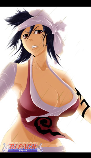 Woman bikini sword white background - half free wallpaper