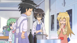 Group people kitchen counter wine - a glass free wallpaper