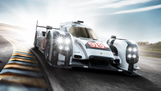White race car driving sunny - unreal engine free wallpaper for desktop