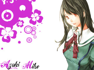 Girl green shirt purple flower - a purple flower free wallpaper