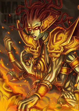 Cartoon demon character fantasy creature 2 - magic free wallpaper for mobile