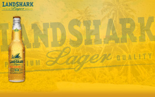 Land shark lager yellow palm - blender and photoshop free wallpaper