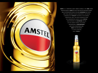 Amstel bottle black background gold - a gold frame free wallpaper for desktop