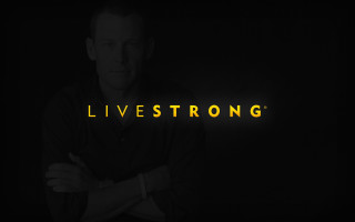 Man black background livestrong yellow - strong free wallpaper for desktop