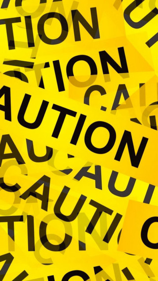Caution signs stacked pile table - a table top free wallpaper for mobile