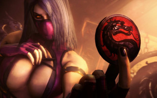 Woman mask redball dragon chest - a red ball free wallpaper