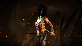 Woman costume swords dark room - dai jin free wallpaper