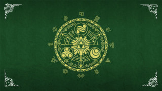 Green yellow background gold design - a gold design free wallpaper