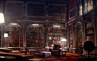 Books room chair lamp table - andreas rocha free wallpaper