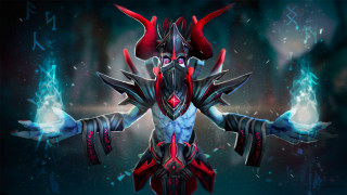 Demonic demon horns head hands - 4k free wallpaper