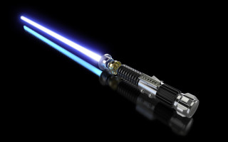 Light saber black background reflection - free light wallpaper