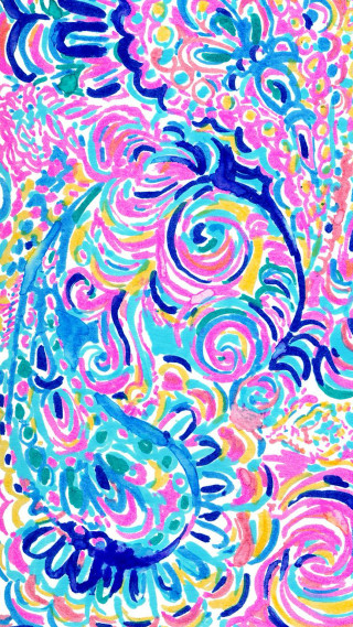 Colorful painting swirls bubbles surface - swirl free wallpaper