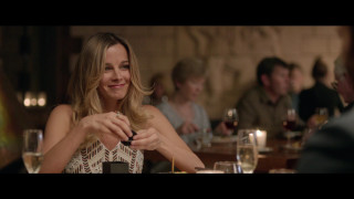 Woman sitting table wine glass - her hand and a man free wallpaper for desktop