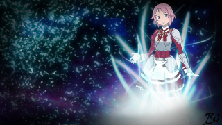 Girl red white snow glowing - a light shining free wallpaper