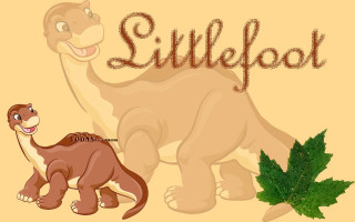 Dinosaur leaf stillfoot cartoon image - don bluth free wallpaper